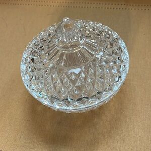 Vintage Crystal Glass Candy/Nut Dish